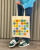 Екошопер BookOpt BK4101 Смайл бежевий. Зображення №3