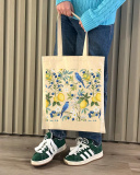 Екошопер BookOpt BK4102 Пташиний Сад, бежевий. Зображення №3