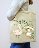 Екошопер BookOpt BK4103 Веселі Гусенята бежевий. Изображение №2