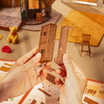 Конструктор 3D міні-будинок Robotime Rolife Coffe&Bar DG167. Изображение №3