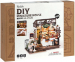 Конструктор 3D міні-будинок Robotime Rolife Coffee Shop DG162. Зображення №7