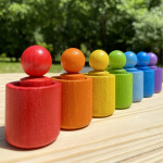 Дерев'яний сортер IGROTECO Веселка. Зображення №1