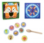 Настільна гра Strateg Погодуй мене - Лисичка українською мовою (30347). Зображення №2