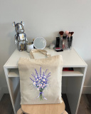 Екошопер BookOpt BK4105 Лавандовий букет бежевий. Зображення №4