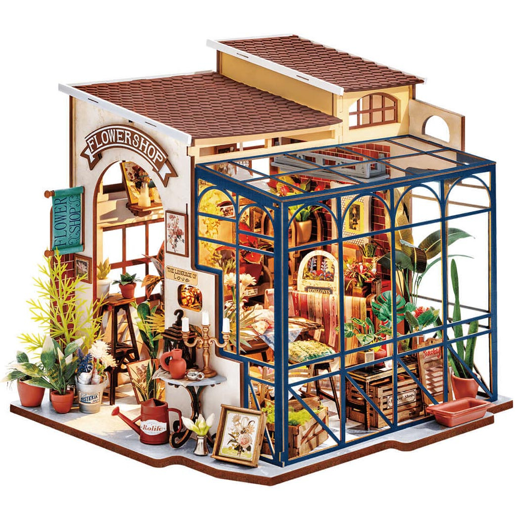 Конструктор 3D міні-будинок Robotime Rolife Emily’s Flower Shop DG145 Конструктор 3D міні-будинок Robotime Rolife Emily’s Flower Shop DG145