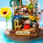 Конструктор 3D міні-будинок Robotime Rolife Dreaming Terrace Garden DS030. Изображение №2