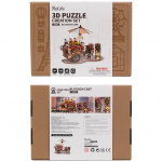 Дерев'яний 3D пазл Robotime Rolife Blossom Cart TGS03. Зображення №7