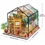 Конструктор 3D міні-будинок Robotime Rolife Cathy’s Flower House DG104. Зображення №6 Конструктор 3D міні-будинок Robotime Rolife Cathy’s Flower House DG104. Зображення №6