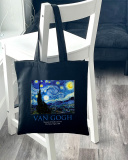 Екошопер Bookopt VAN GOGH - Зоряна ніч. Чорний (ВК4062). Зображення №6