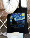Екошопер Bookopt VAN GOGH - Зоряна ніч. Чорний (ВК4062). Зображення №9
