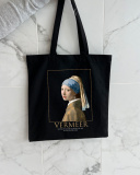 Екошопер BookOpt BK4074 VERMEER Дівчина з перловою сережкою, чорний. Изображение №5