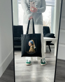 Екошопер BookOpt BK4074 VERMEER Дівчина з перловою сережкою, чорний. Изображение №7