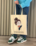 Екошопер BookOpt BK4080 "Розізлити може кожен, не кожен може втекти" бежевий. Изображение №3 Екошопер BookOpt BK4080 "Розізлити може кожен, не кожен може втекти" бежевий. Изображение №3