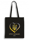 Екошопер чорний Love Ukraine. Зображення №1