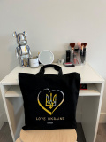 Екошопер чорний Love Ukraine. Зображення №4