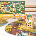 Пазл DodoToys Хто живе в лісі. Зображення №8