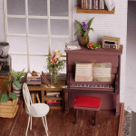 Конструктор 3D міні-будинок Robotime Rolife Simon’s Coffee DG109. Зображення №3