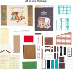 Конструктор 3D міні-будинок Robotime Rolife Simon’s Coffee DG109. Зображення №8