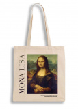 Екошопер BookOpt BK4112 Леонардо Да Вінчі "Мона Ліза" бежевий. Зображення №1