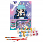 Картина за номерами для дітей Ідейка L.O.L. Surprise! Tweens Skate Dance Aya Cherry КНО1213 30х40 см. Зображення №1