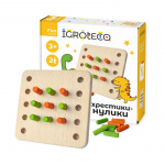 Дерев'яна гра IGROTECO Хрестики-нулики. Зображення №1