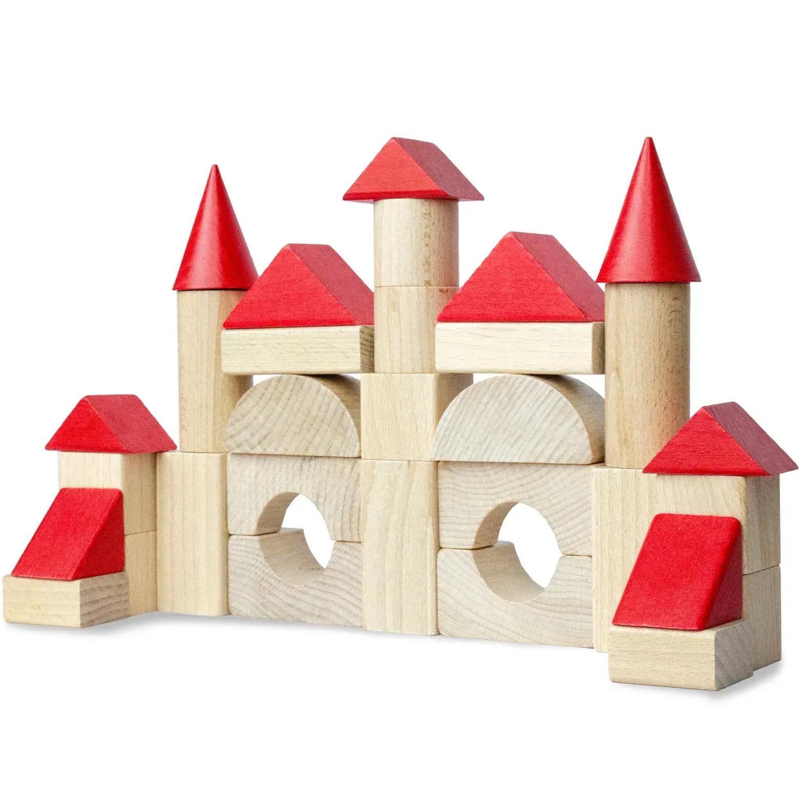 Будівельний набір IGROTECO Червоні шпичаки 31 елемент Будівельний набір IGROTECO Червоні шпичаки 31 елемент