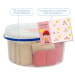 Будівельний набір IGROTECO Червоні шпичаки 31 елемент. Зображення №1 Будівельний набір IGROTECO Червоні шпичаки 31 елемент. Зображення №1