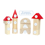 Будівельний набір IGROTECO Червоні шпичаки 31 елемент. Зображення №2 Будівельний набір IGROTECO Червоні шпичаки 31 елемент. Зображення №2