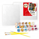 Картина за номерами Ідейка Мелодія кави з фарбами металік Extra КНО5715 40х50 см. Зображення №1