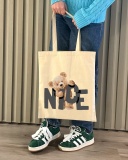 Екошопер Bookopt Nice Teddy Bear бежевий (BK4054). Зображення №3 Екошопер Bookopt Nice Teddy Bear бежевий (BK4054). Зображення №3