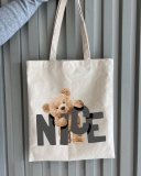 Екошопер Bookopt Nice Teddy Bear бежевий (BK4054). Зображення №5 Екошопер Bookopt Nice Teddy Bear бежевий (BK4054). Зображення №5