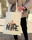 Екошопер Bookopt Nice Teddy Bear бежевий (BK4054). Зображення №9 Екошопер Bookopt Nice Teddy Bear бежевий (BK4054). Зображення №9