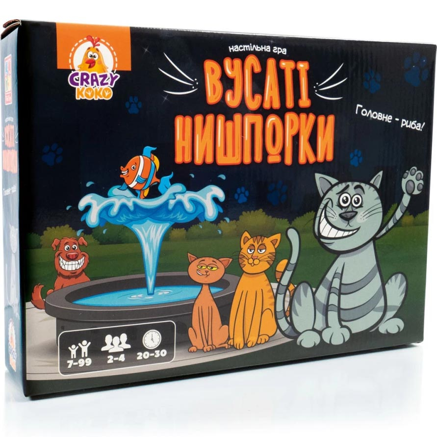 Гра настільна маршрутна Vladi Toys Вусаті нишпорки VT8055-44 Гра настільна маршрутна Vladi Toys Вусаті нишпорки VT8055-44