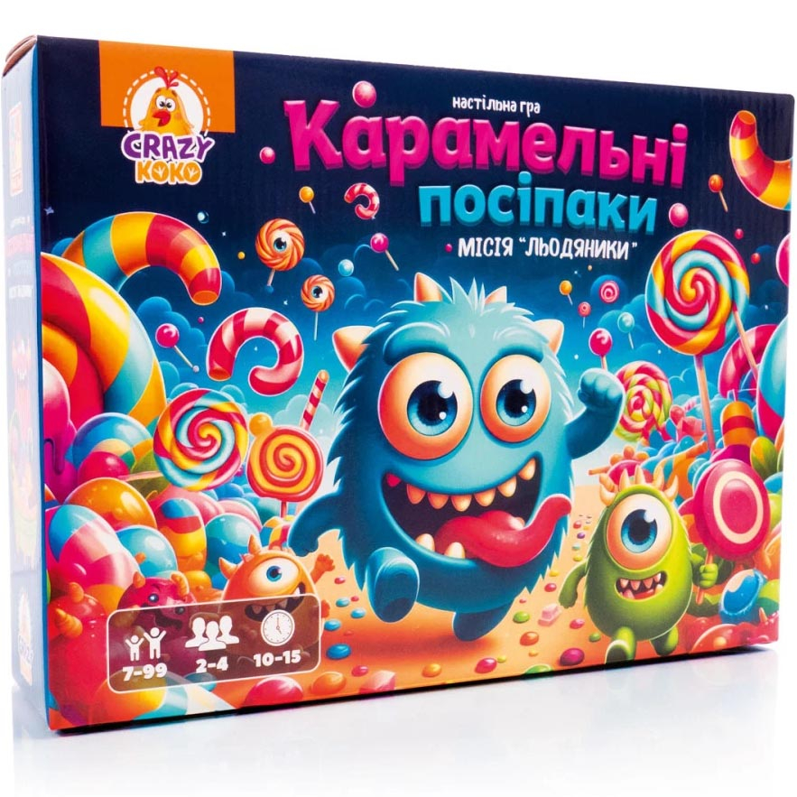 Гра настільна маршрутна Vladi Toys Карамельні посіпаки VT8055-45 Гра настільна маршрутна Vladi Toys Карамельні посіпаки VT8055-45