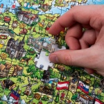 Пазли Vladi Toys De.tail Мапа Європи DT1000-16 1000 деталей. Изображение №3