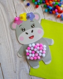 Великий набір для творчості Pompon Art Дракончик. Зображення №9 Великий набір для творчості Pompon Art Дракончик. Зображення №9