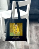 Екошопер Bookopt KLIMT - Поцілунок. Чорний (ВК4064). Зображення №6
