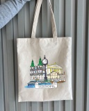 Екошопер Bookopt Тернопіль, кольоровий принт, бежевий. Зображення №5