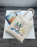 Екошопер Bookopt Тернопіль, кольоровий принт, бежевий. Зображення №8