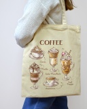 Екошопер BookOpt But first Coffee бежевий (BK4067). Изображение №2