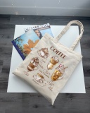 Екошопер BookOpt But first Coffee бежевий (BK4067). Изображение №8