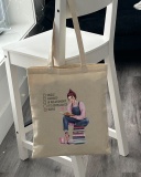 Екошопер BookOpt BK4068 BOOKS бежевий. Зображення №6