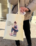 Екошопер BookOpt BK4068 BOOKS бежевий. Зображення №9