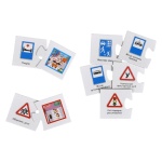 Набір парних пазлів Strateg Дорожні знаки 30934. Зображення №3