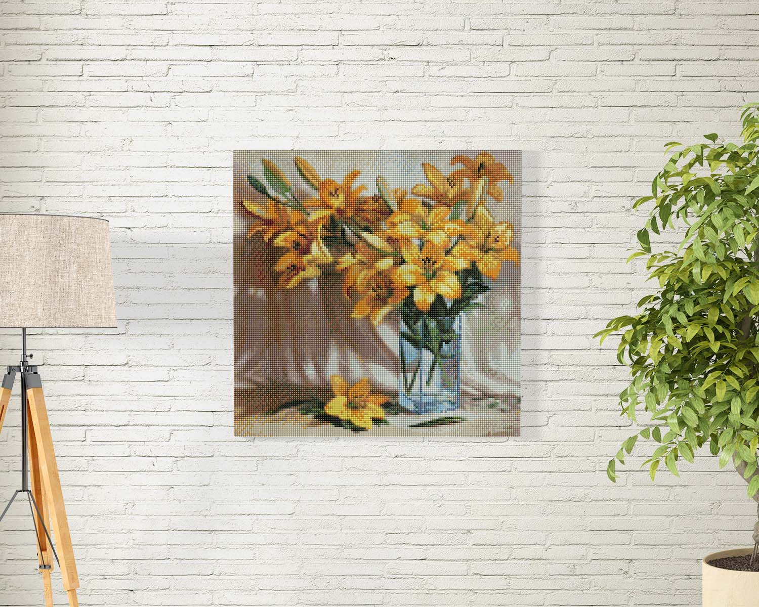 Алмазна мозаїка Дотик сонця 40х40 АМО7405 Алмазна мозаїка Дотик сонця 40х40 АМО7405