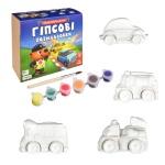 Набрі для творчості Strateg Гіпсові розмальовки: розфарбуй машини 31038. Зображення №2