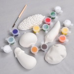 Набрі для творчості Strateg. Гіпсові розмальовки: розфарбуй овочі 31000. Зображення №2