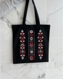 Екошопер BookOpt BK4113 Квіткова вишиванка чорний. Изображение №5