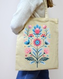 Екошопер BookOpt BK4108 Квітковий світанок бежевий. Зображення №1