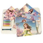 Малюй піском FunGame Принцеси 66583 6 карток, 6 кольорів піску. Зображення №2 Малюй піском FunGame Принцеси 66583 6 карток, 6 кольорів піску. Зображення №2